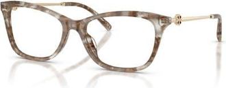 Tory Burch 53mm Square optical glasses in Brown at Nordstrom