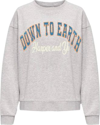 Harper & Yve Dames, Sweatshirts & Hoodies, Grijs, Maat: S