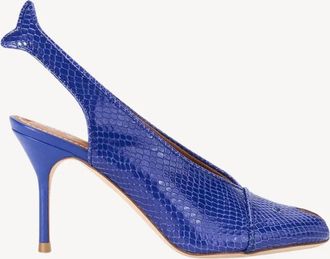 Staud Womens Cleo Fish Heel In Cobalt