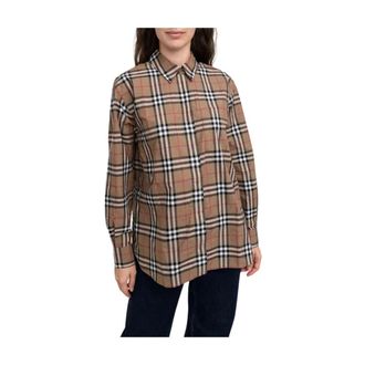 Burberry Camicia a maniche lunghe Ivonne - - Blouses & Shirts - Donna - Marrone - S