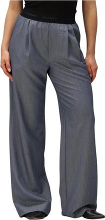 Co'Couture Tenga Logo LL Pant - Dames - Wijde Broeken - Blauw - XL - Broeken