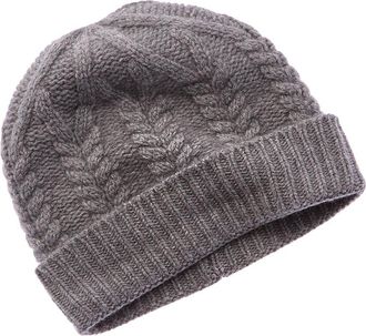 Sofiacashmere Tf Dnu Sofiacashmere Chunky Cable Cashmere Beanie