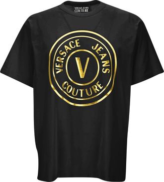 Versace Jeans Couture T-shirts en Polos - Heren - T-shirts - Zwart - S - Tops