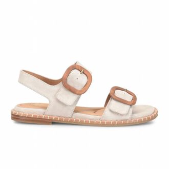 S&ouml;fft Womens Napa Backstrap Sandal In Light Natural