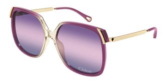 Chloé CH0286S 006 Womens Sunglasses Burgundy Size 60