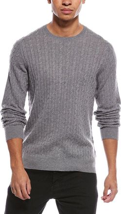Brodie Twist Cable Wool & Cashmere-Blend Crewneck Sweater