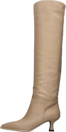 3Juin Bea 055 Deva - Dames - Laarzen met Hak - Bruin - 38 1/2 EU - Leer - Schoenen