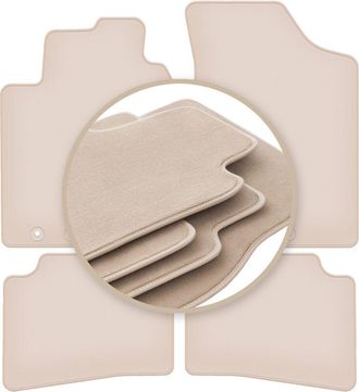 OEM Alfombrillas Beige Premium Para Kia Ceed I Hatchback, Sw, Familiar, Coup&eacute; 2006-2012
