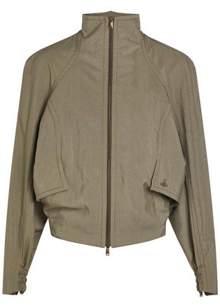 Vivienne Westwood Harrington Woven Jacket - Taupe - 52 (IT52/ XL)