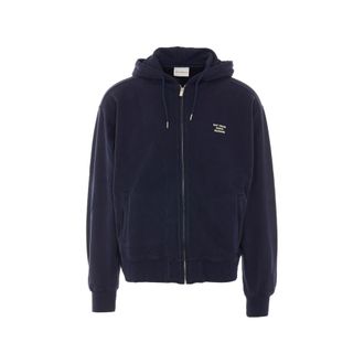 Dr&ocirc;le de Monsieur Slogan-print Zip-up Hoodie