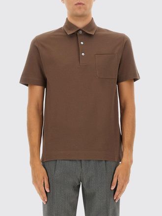 Ermenegildo Zegna Polo Shirt ZEGNA Men color Brown