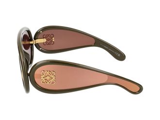 Loewe LW40108I Shield-Frame Design Sunglasses - Brown