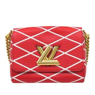 Louis Vuitton Pre-owned Malletage Twist Cross Body Bag - Dames - Pre-owned - Rood - Maat: ONE Size