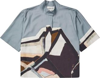 Munthe Overhemden, Dames, Veelkleurig, 2Xl, Blouses