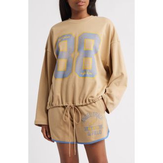 The Mayfair Group Angel Track Sweatshirt in Tan at Nordstrom Rack, Size Large/x-Large