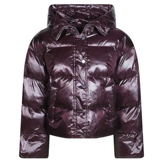Pinko Impasto Imbottito Tela - - Jackets - Donna - Rosso - M