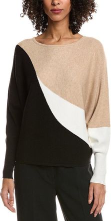 T Tahari Colorblock Dolman Sleeve Sweater
