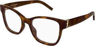 Saint Laurent Glasses, female, Brown, Size: 52 MM Eyeglasses