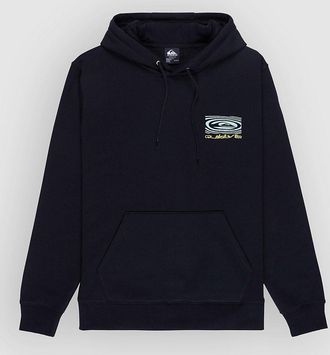 Quiksilver Screen Classic Surf Fleece Hoodie schwarz