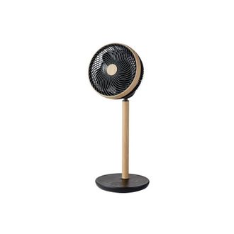 Fabrilamp Fabrilamp - Ventilador De Pie Colibri Negro/madera 25w 12vel 70x28,5x28,5cm 3asp Motor Dc C/remoto Y Temporizador