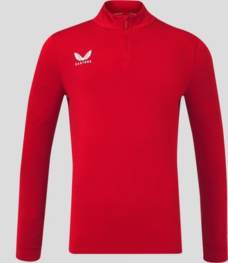 Castore Mens 1/4 Zip - True Red