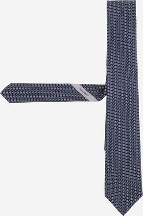 Ferragamo zijden stropdas met patroonontwerp