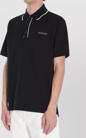 Gucci cotton piqué polo shirt