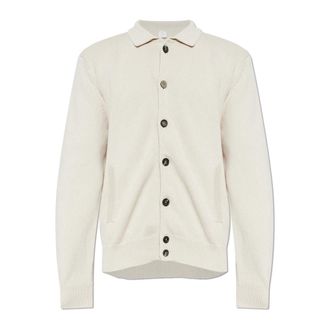 Eleventy Cardigans, male, Beige, Size: 2XL Cardigan With Pockets
