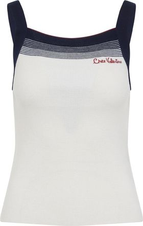 Valentino Betulla White Virgin Wool Top-Donna