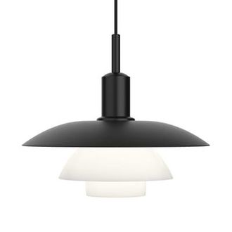 Louis Poulsen Pendant PH - Black - Mouth blown glass - Designer Poul Henningsen