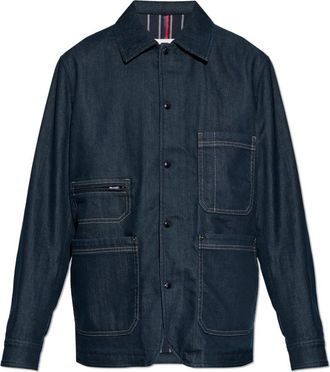 Moncler Denim Jassen - Heren - Spijkerjassen - Blauw - L - Denim - Jassen