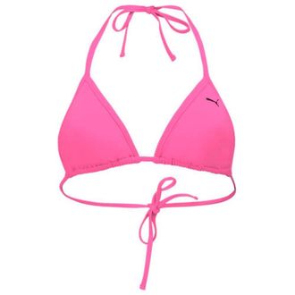 Puma Puma Swim Womens Triangle Bikini Top 1P, Fluorescent Pink, XS