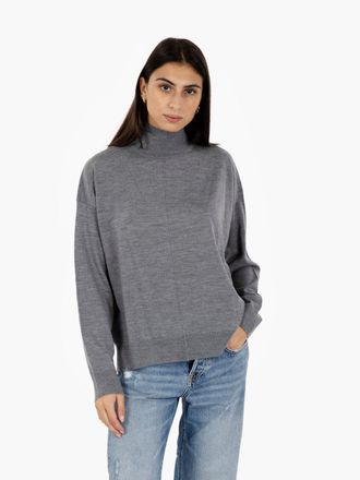 Kaos Maglioncino merinos over grigio