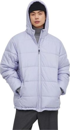 Vans Old Skool Hooded Quilted Jacket - Heren - Winterjassen - Paars - XL - Leer - Jassen