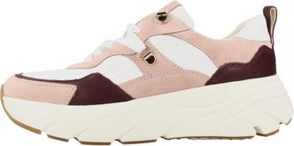 Geox Diamanta - Dames - Sneakers - Roze - 38 EU - Leer - Schoenen