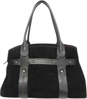 Ferragamo Pre-owned Handbag - Dames - Vintage Handtas - Zwart - ONE Size - Leer - Vintage