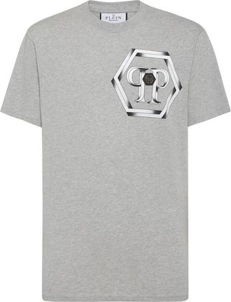 Philipp Plein T-Shirt Round Neck Ss Hexagon