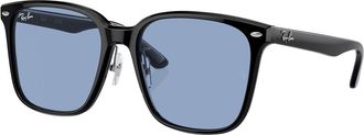 Ray-Ban Light Blue Square Unisex Sunglasses RB2206D 901/72 57