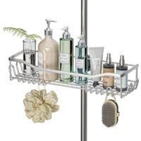 OEM Jabonera De Acero Inoxidable Para La Ducha, No Requiere Taladrar - Compatible Con Barras De Ducha De 18 A 25 Mm De Di&aacute;metro - Para Champ&uacute; Y Gel De Duc