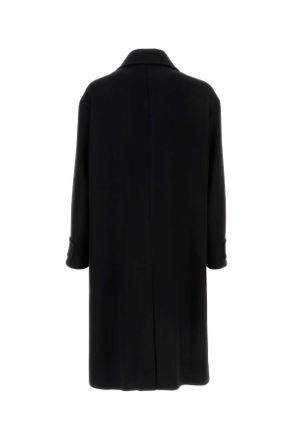 Giorgio Armani Virgin Wool and Cashmere Coat - Black