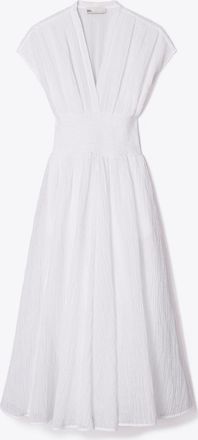 Tory Burch Womens V-Neck Linen Dress, size XL