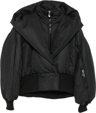 The Attico Gewatteerde Jas - Dames - Winterjassen - Zwart - S - Jassen