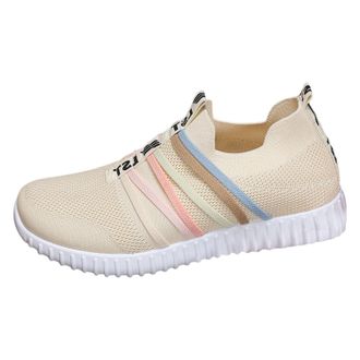 Generic Versatile Womens Sneakers for Casual and Athletic Wear Featuring Lightweight Breathable Mesh Fabric Slip On Design Ladies Trainers Size 6 Womens Shoes
