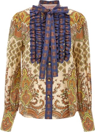 Valentino Garavani Multicolor Cotton Printed Shirt