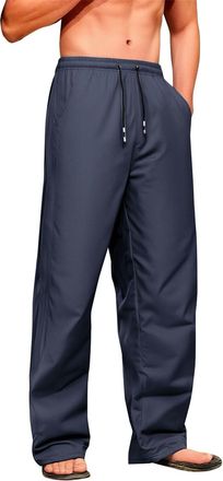 Generic Fleece Lined Trousers Men Waterproof Walking Trousers Thermal Sherpa Lined Softshell Overtrousers Athletic Hiking Joggers Winter Outdoor Wide Leg Tact