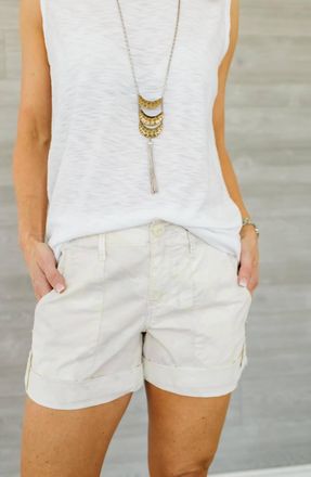 Sanctuary Explorer Patch Pocket Short In Tan Camo