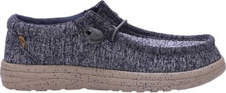Lamofootwear Womens Paula Breeze Jersey Knit Casual Shoe In Navy