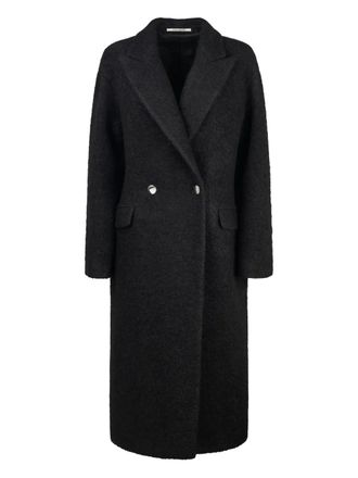 Tagliatore double-breasted coat - Black