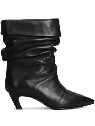 Ash leather boots - Black