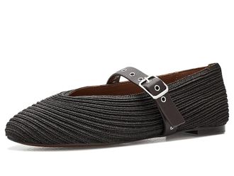 Madewell Hera Mary Jane - Raffia Womens Flat Shoes Dark Carob : 10.5 M, Leather